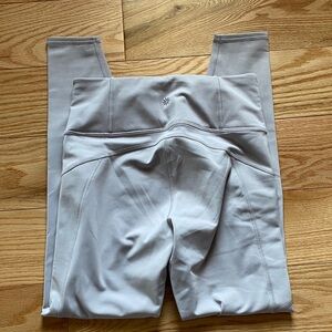 Athleta Pale Gray High-Rise Performance Leggings